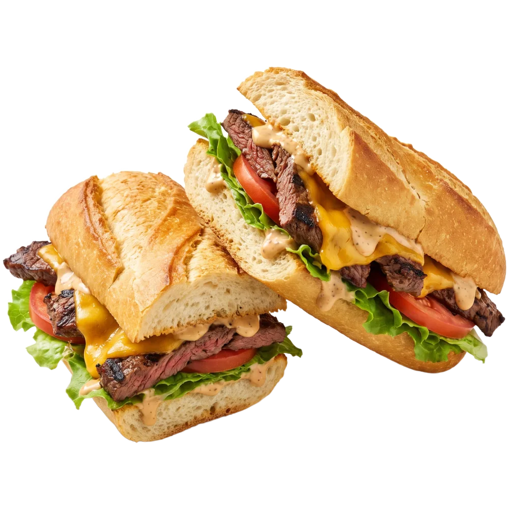 Sandwich baguette à la bavette, le plat le plus cité dans les avis Steakn’Smash