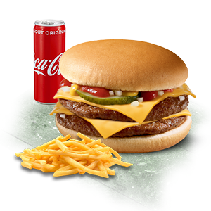 Menu Double Cheese