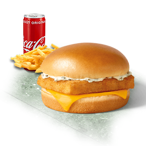 Menu Burger Fish