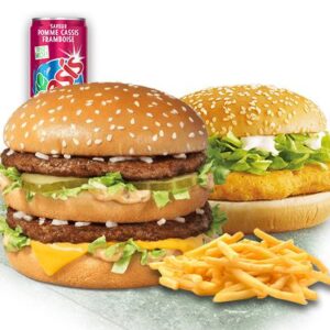 Menu Double 1 Burger big + Chicken Burger