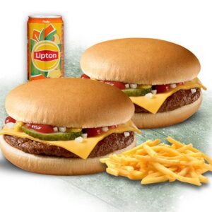 Menu Double 2 Cheese Burger