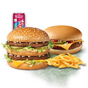 Menu Double 1 Big burger + Cheese