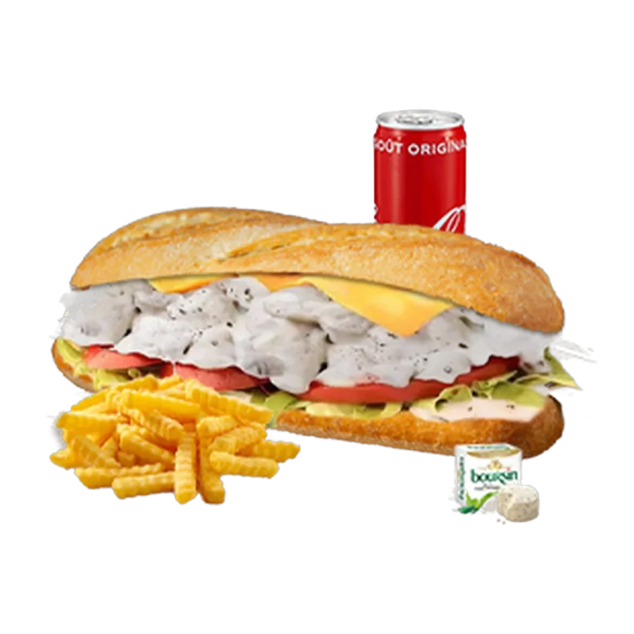 Menu Boursin, burger halal préparé à la commande chez Steakn’Smash à Palaiseau