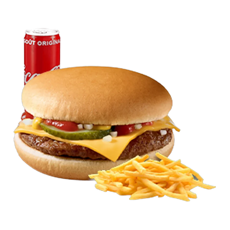 Menu Cheese Burger, burger halal préparé à la commande chez Steakn’Smash à Palaiseau