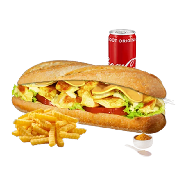 Menu Curry, burger halal préparé à la commande chez Steakn’Smash à Palaiseau